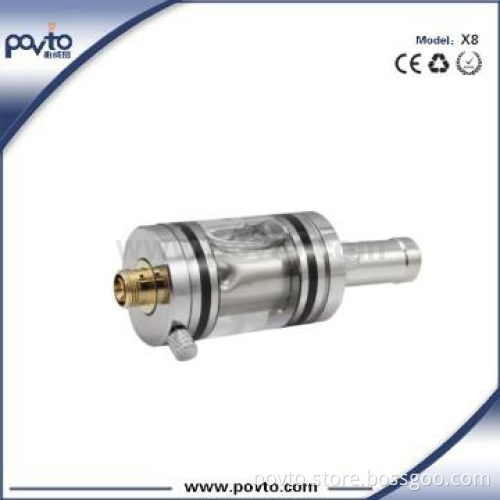 health e cigarette atomizer x8 with transparent atomizer